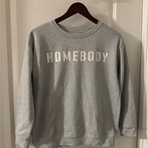 Gray 'Homebody' Sweatshirt